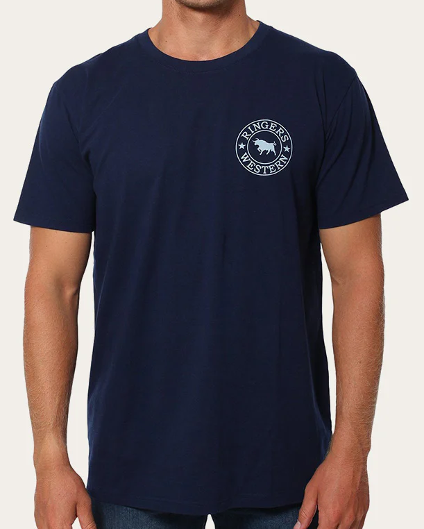 Load image into Gallery viewer, Ringers Western Signature Bull Mens Classic T-Shirt
