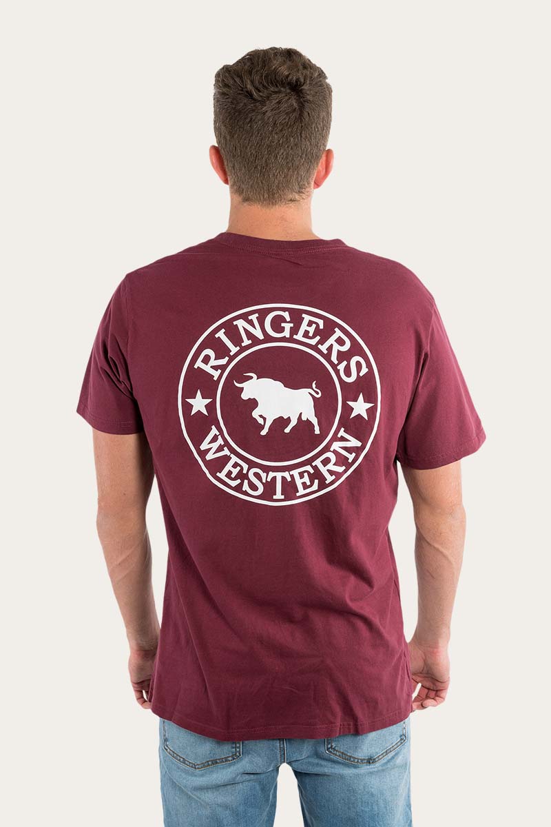 Load image into Gallery viewer, Ringers Western Signature Bull Mens Loose T-Shirt
