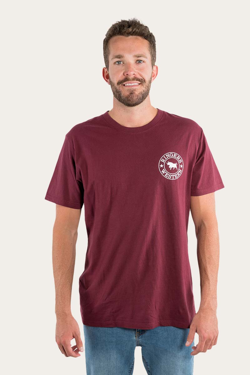 Load image into Gallery viewer, Ringers Western Signature Bull Mens Loose T-Shirt
