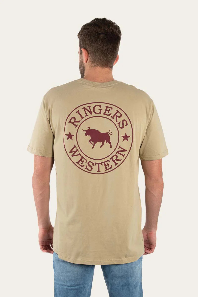 Load image into Gallery viewer, Ringers Western Signature Bull Mens Loose T-Shirt
