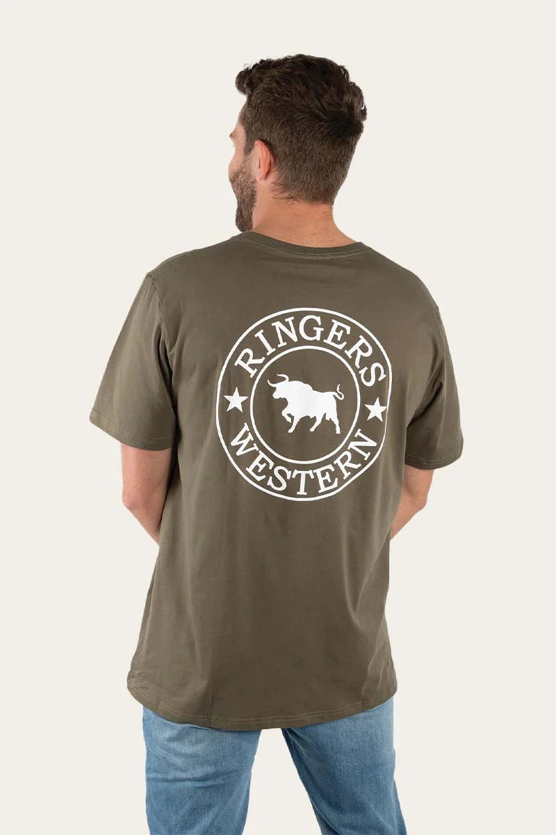 Load image into Gallery viewer, Ringers Western Signature Bull Mens Loose T-Shirt
