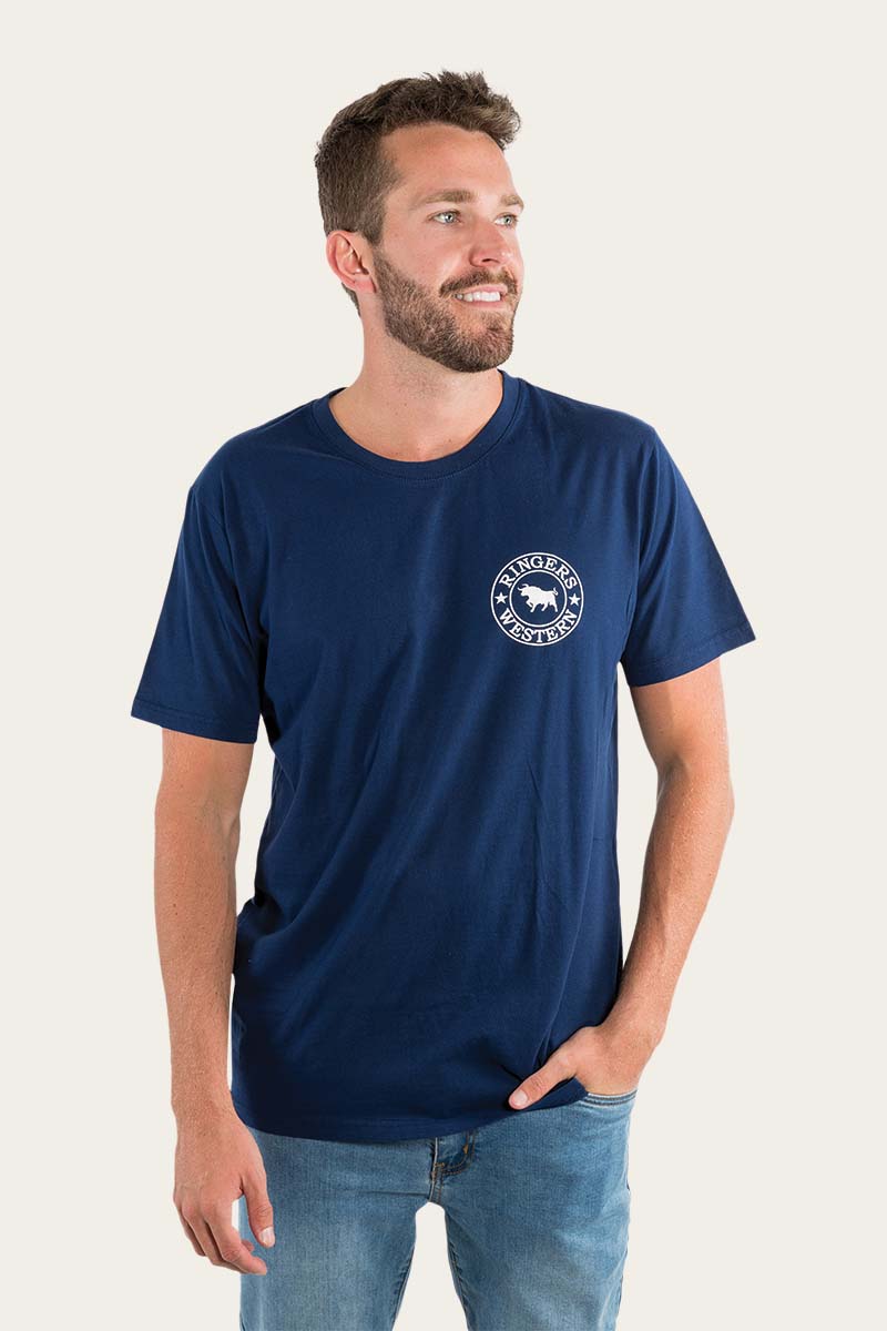 Load image into Gallery viewer, Ringers Western Signature Bull Mens Loose T-Shirt

