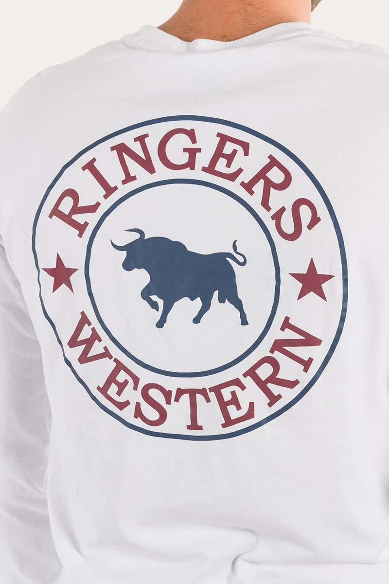 Load image into Gallery viewer, Ringers Western Signature Bull Mens Loose T-Shirt
