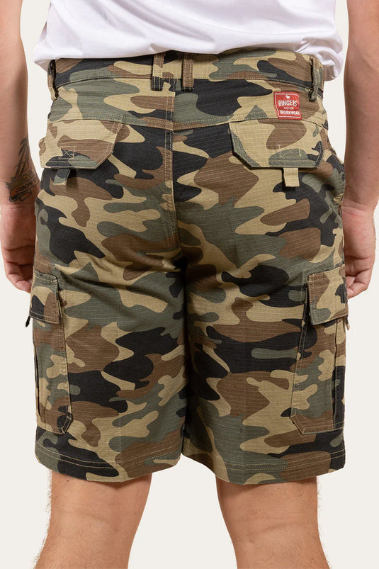 Ringers Western Coober Pedy Mens Rip Stop Work Short