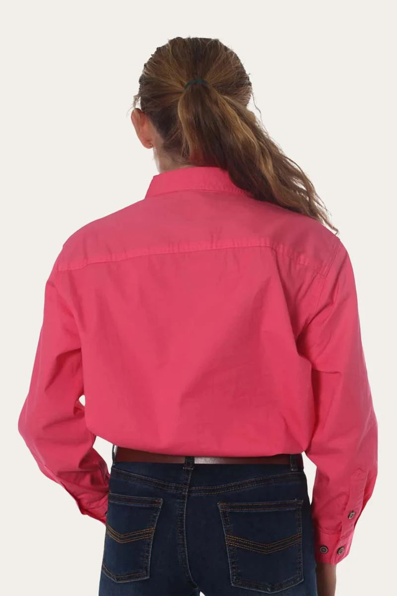 Load image into Gallery viewer, Ringers Western Ord River Kids Half Button Kids Work Shirt
