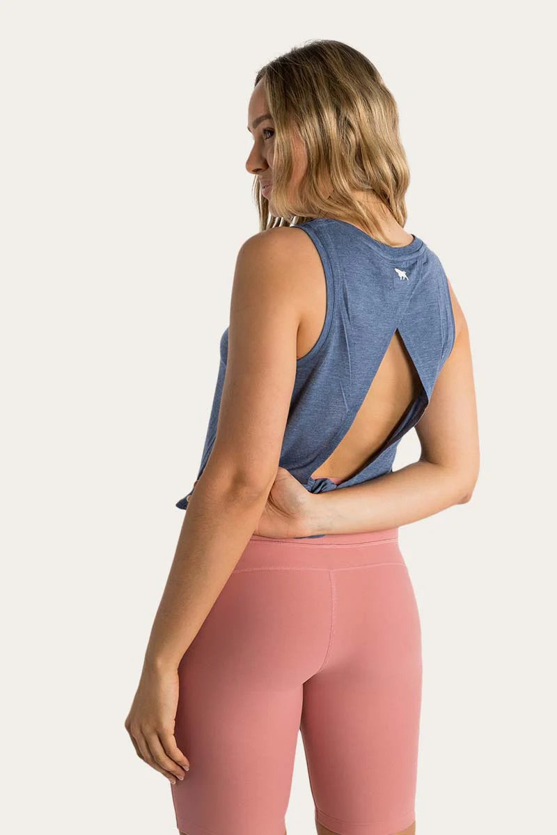 Load image into Gallery viewer, Ringers Western Sidney Womens Cropped Tie Tank
