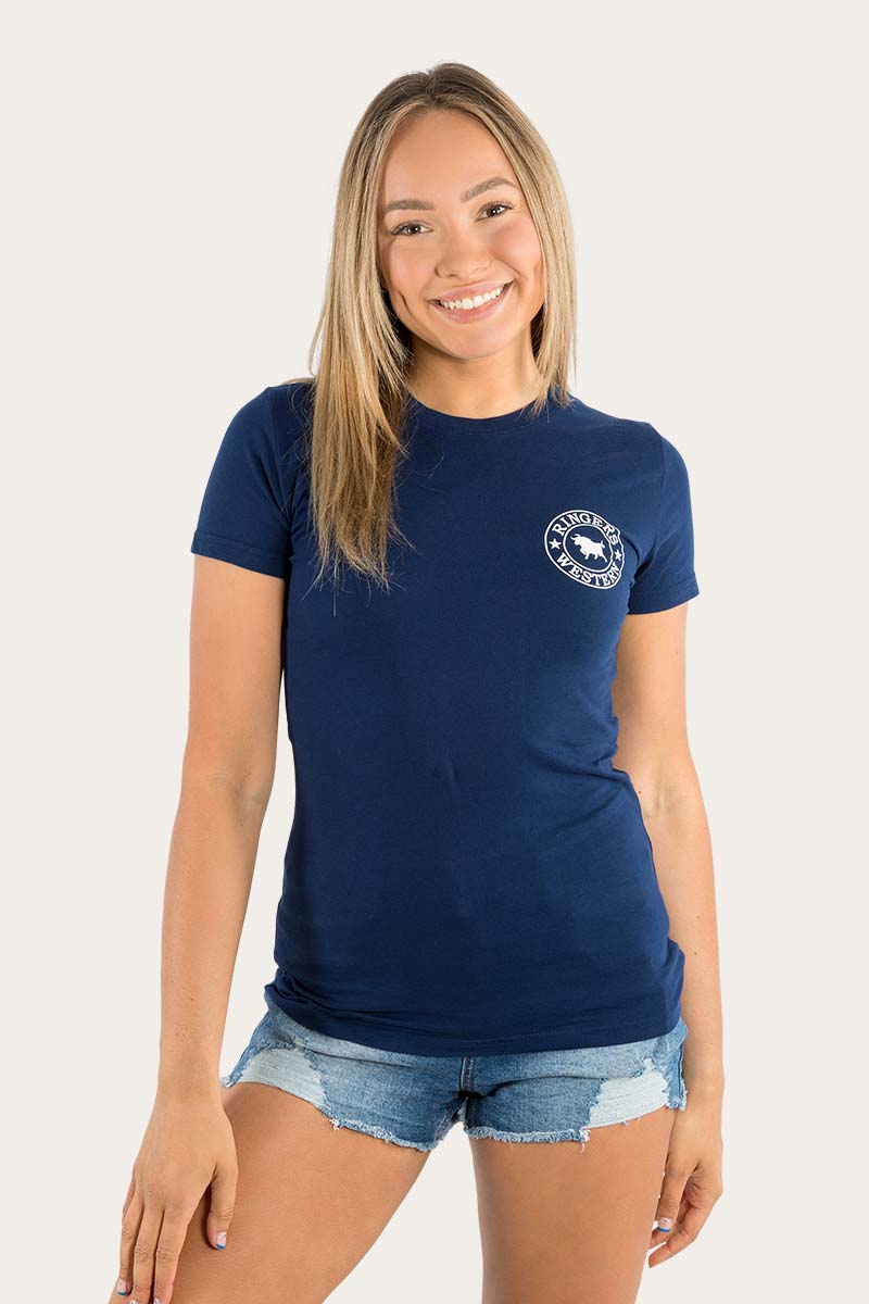 Load image into Gallery viewer, Ringers Western Signature Bull Womens Classic Fit T-Shirt
