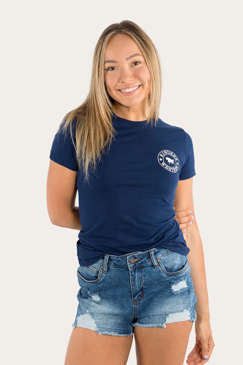 Load image into Gallery viewer, Ringers Western Signature Bull Womens Classic Fit T-Shirt
