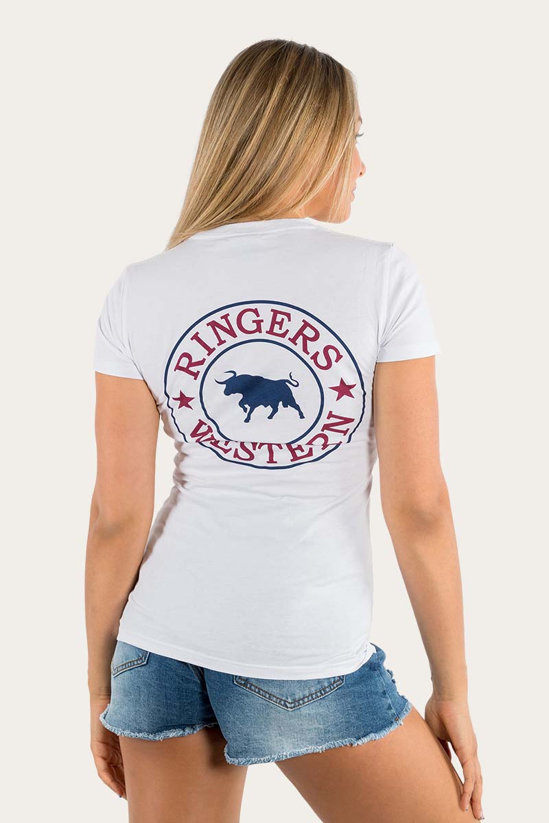 Load image into Gallery viewer, Ringers Western Signature Bull Womens Classic Fit T-Shirt
