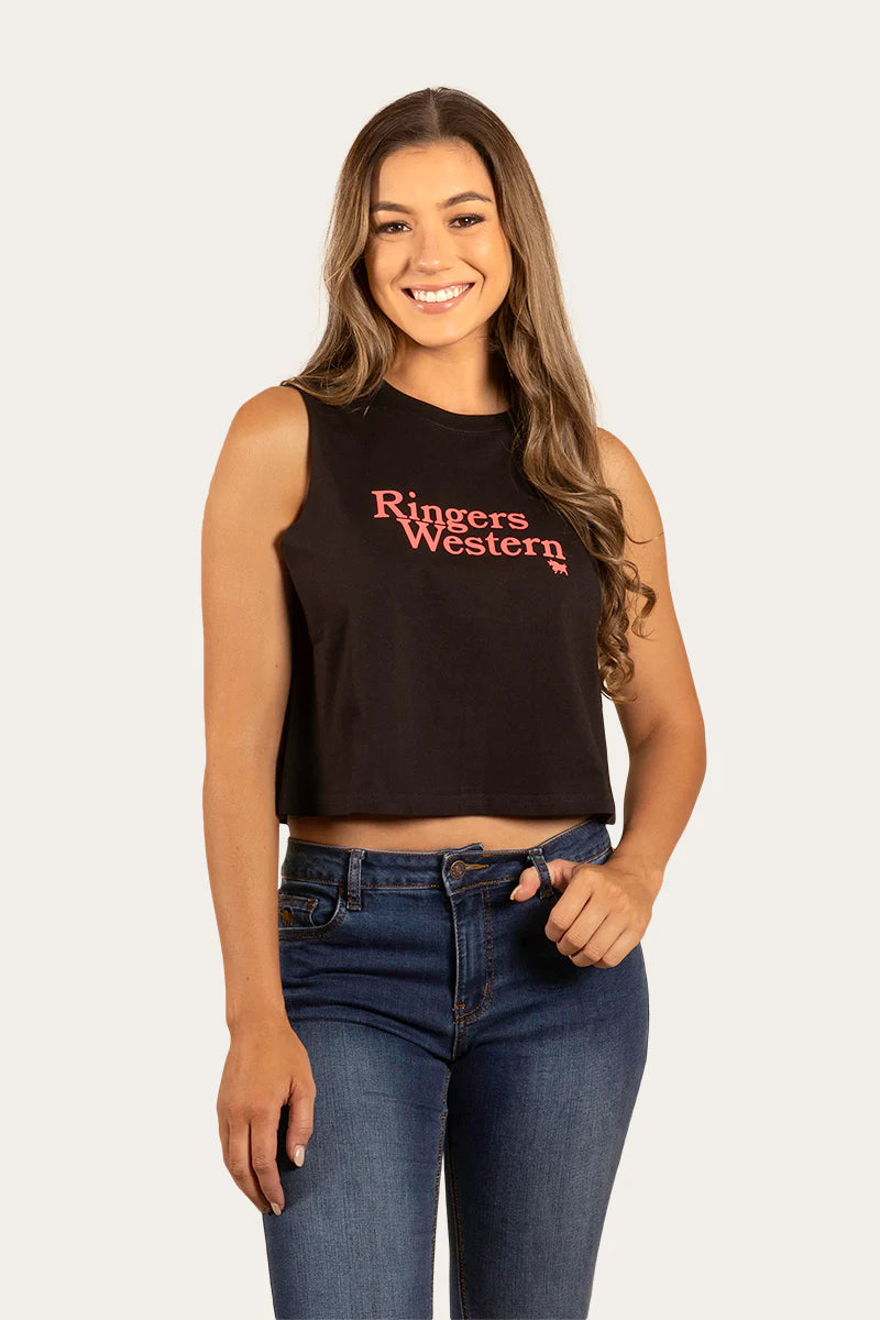 Ringers Western Monash Womens Crop Muscle Tank