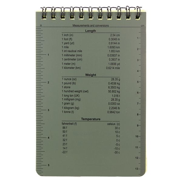 Platatac All Weather Lined and Grid Notebook