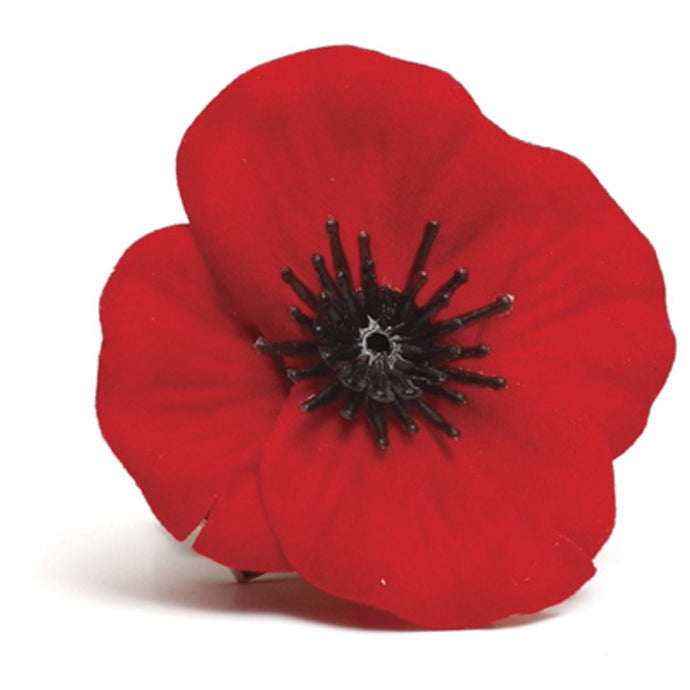 Material Poppy Badge