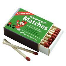 Coghlans Waterproof Matches 4 pack
