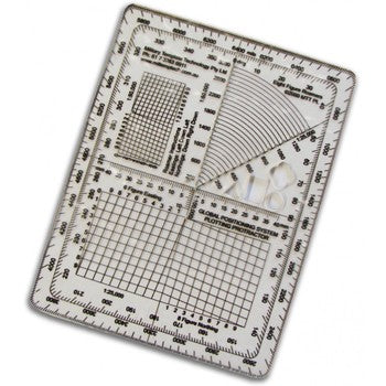 Load image into Gallery viewer, Military Template Technology GPS Plotting Protractor
