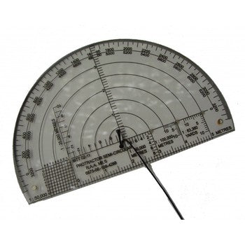 Military Template Technology 6in RAA Semi Circle Protractor