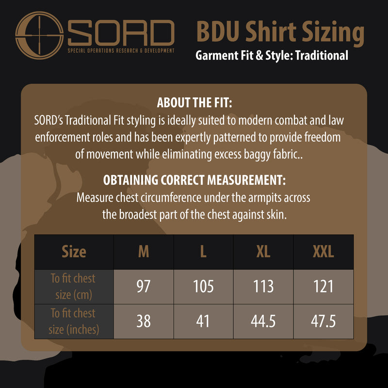 SORD BDU Shirt