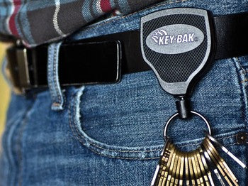 Load image into Gallery viewer, Key-Bak SUPER48: 36in Super Duty Kevlar Cord with Belt Clip
