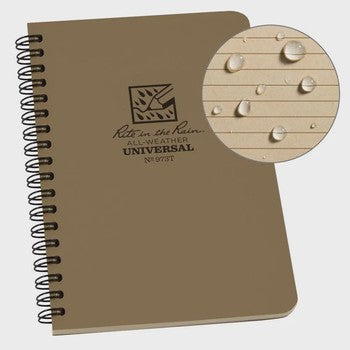 Rite in the Rain Side Spiral Notebook Universal