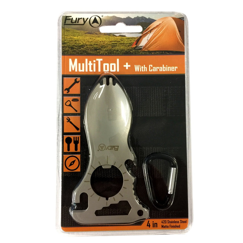 Load image into Gallery viewer, Fury Multitool with Caribiner Clip
