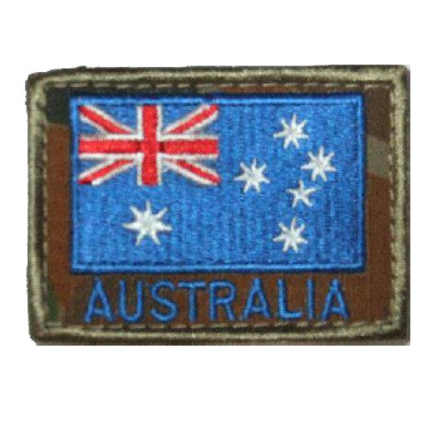 TAS Australia Flag Patch Velcro Twin Pack